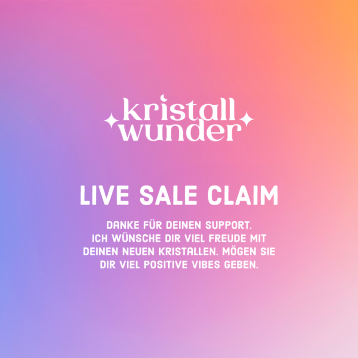 LIVE SALE CLAIM