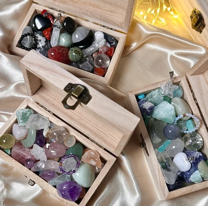 Treasure Boxen Konfetti Kiste Geschenkidee Kristalle Schmuck